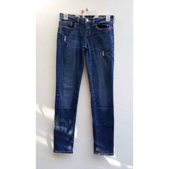 Aeropostale Women's Skinny Jeans Short/Court Dark Wash Denim Size 0 - Picture 1 of 7